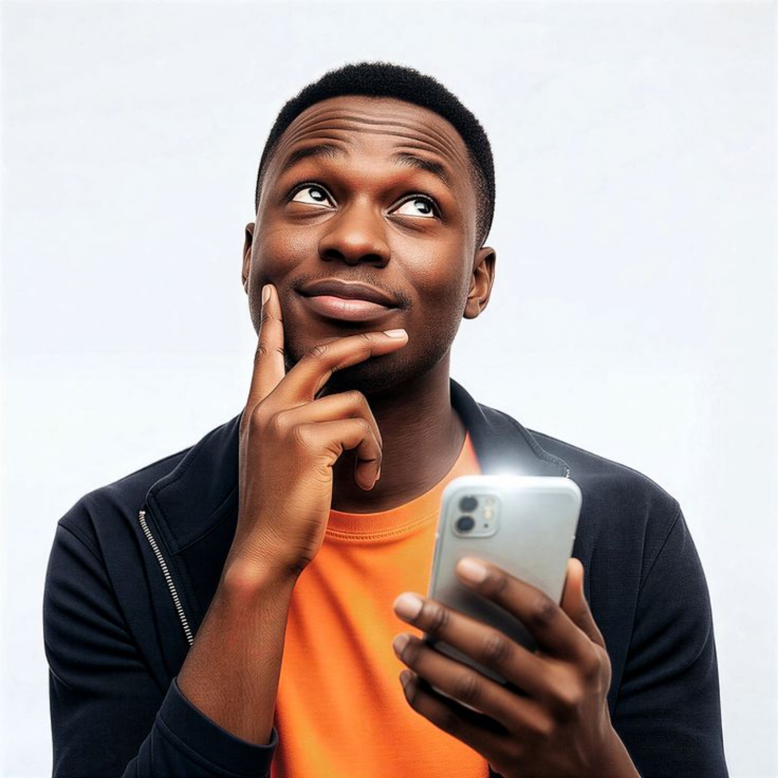 Customer showing the TRUEHOST service on a phone